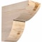 Ekena Millwork Crestline Smooth Rafter Tail, Douglas Fir, 5 1/2"W x 12"H x 12"L RFT06X12X12CRE00SDF - alternate 1